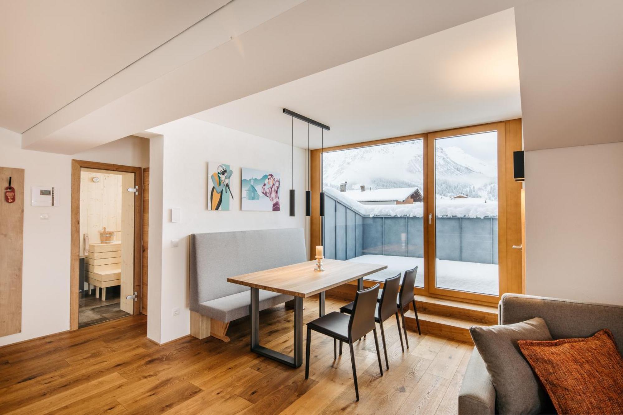 Fernsicht Alpen-Apartments Lech am Arlberg Habitación foto