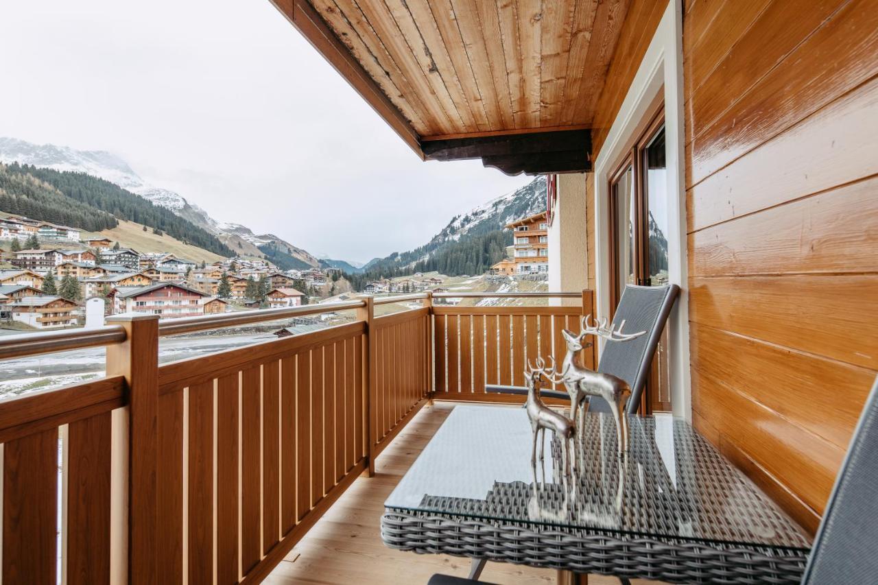 Fernsicht Alpen-Apartments Lech am Arlberg Exterior foto
